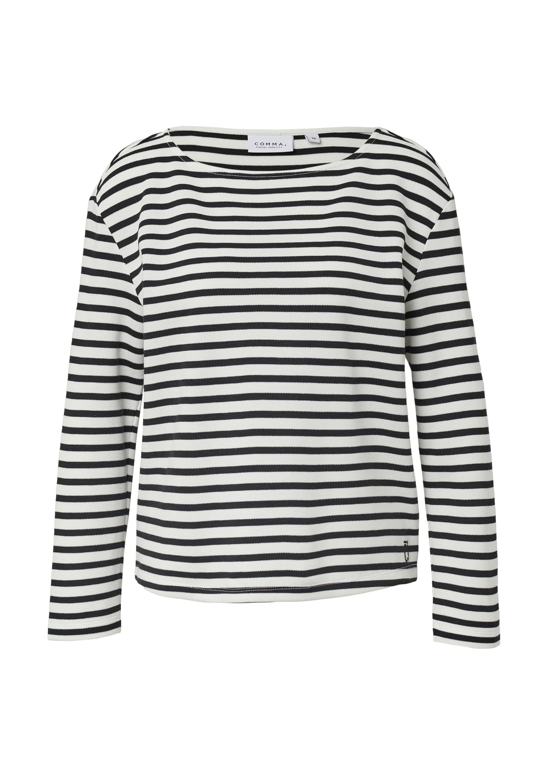 comma-sweatshirt-gestreift-piqu-gr-36 image 4