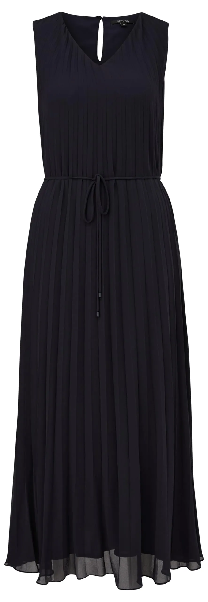 comma-kleid-midi-plisseefalten-blue-5976-gr-38 image 1