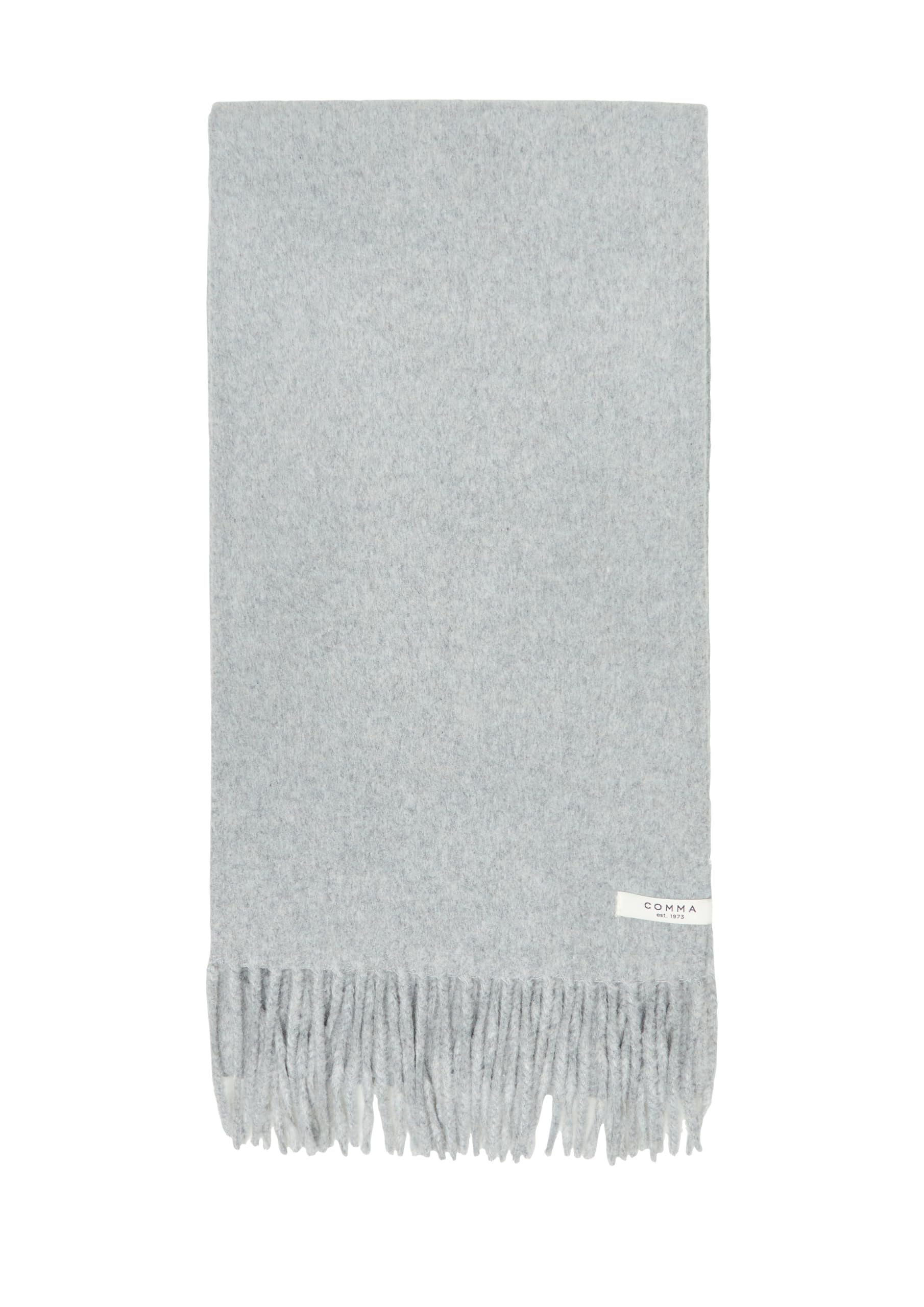 comma-accessoires-schal-wollmix-hellbraun-fransen image 7