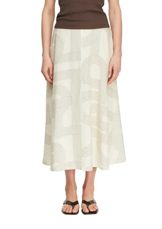comma-2179688-leinenrock-lang-rock-damen-leinen image 1