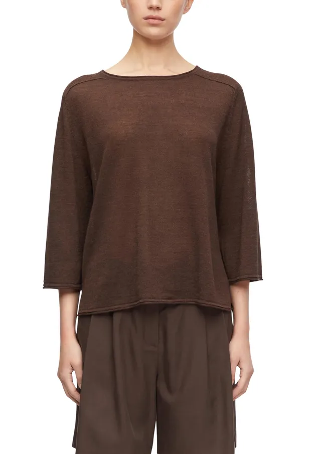 comma-strickpullover-damen-leinenmix-3-4-arm-gr-e-38 image 1