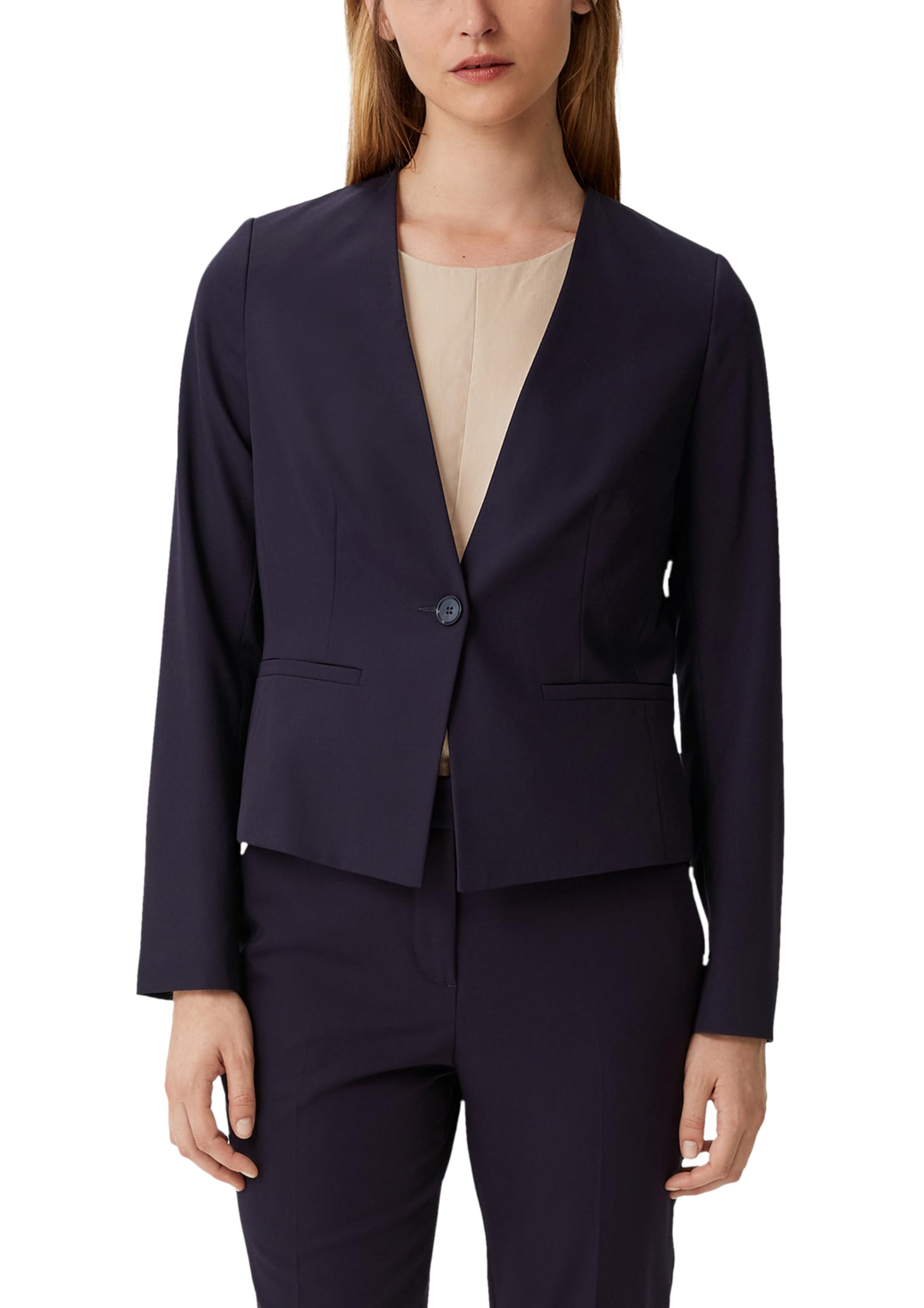 comma-blazers-blazer-viskosemix-tailliert image 1