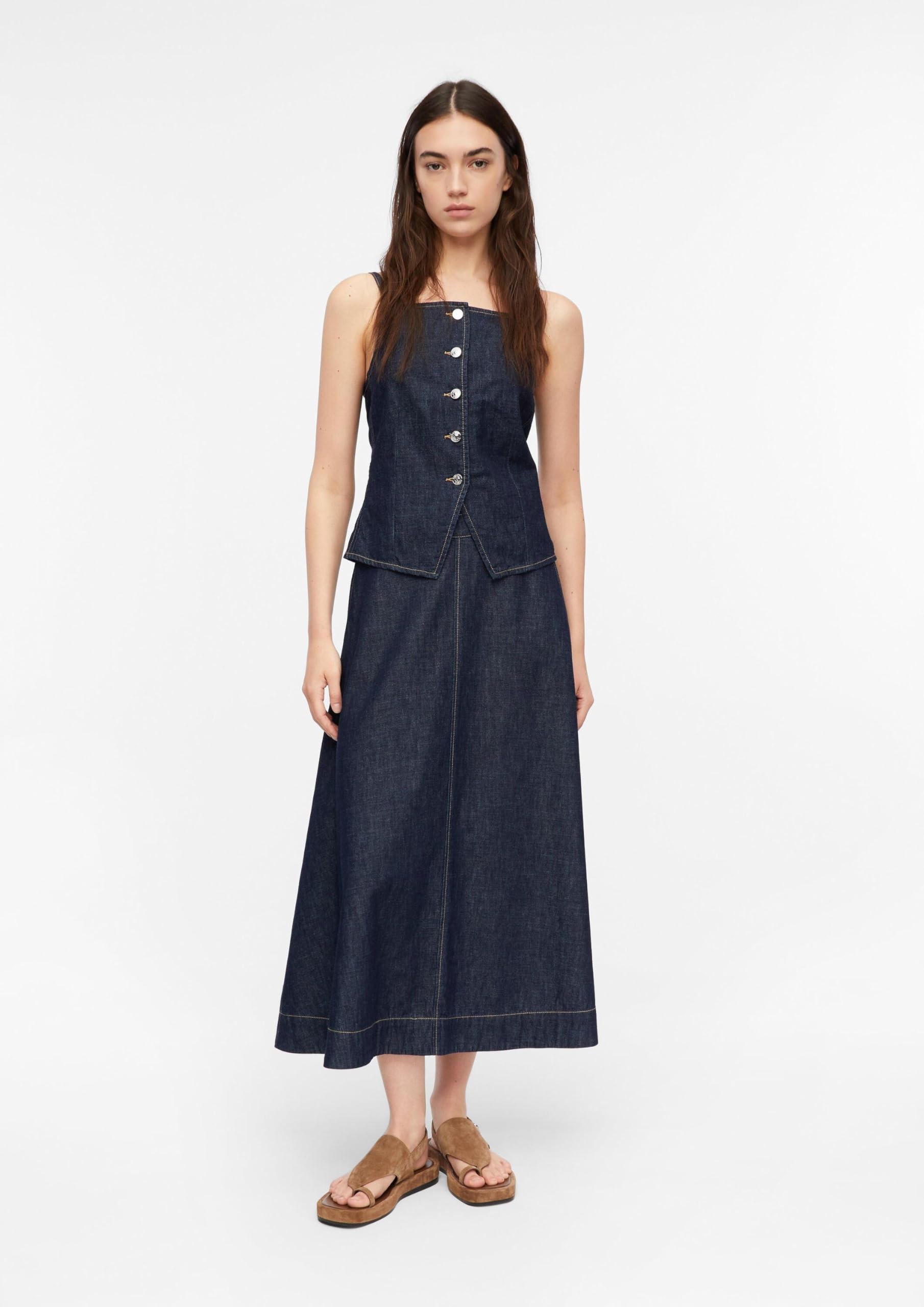 comma-skirts-damen-jeansrock-a-linie-midi-gr-e-34 image 6