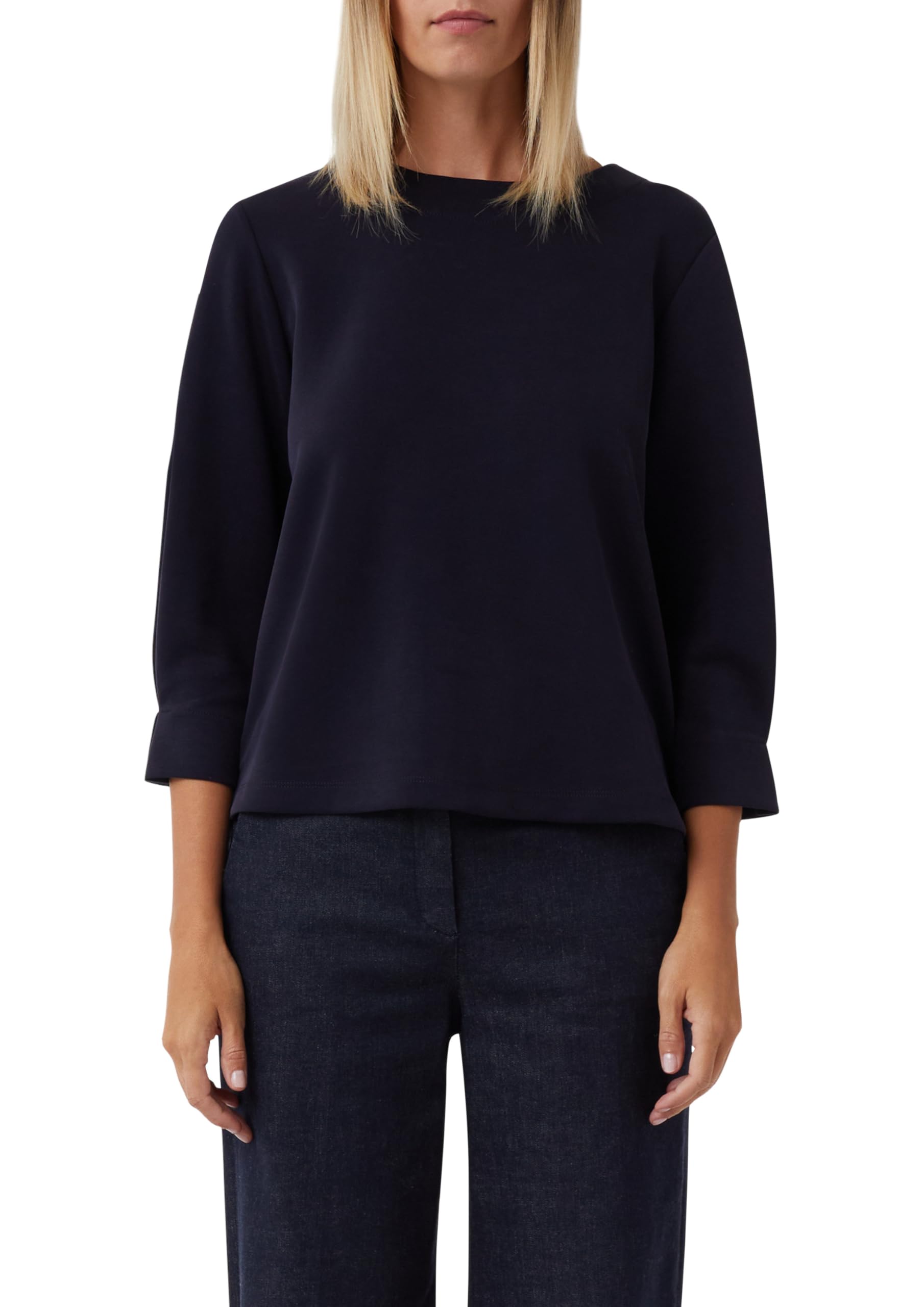comma-sweatshirt-3-4-rmel-damen-schiefergrau-gr-42-weich image 8