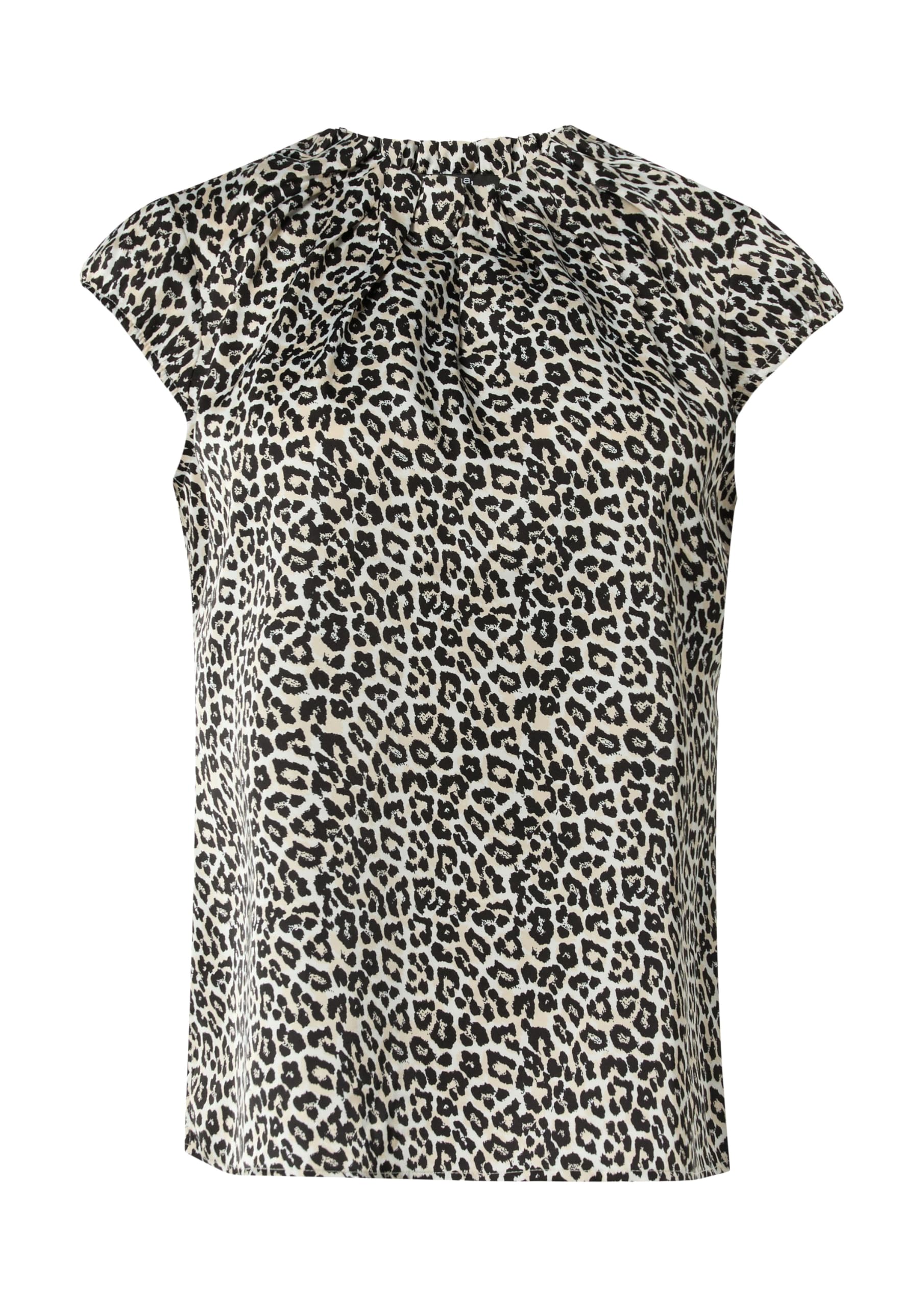 comma-blouses-satinbluse-mit-kapp-rmeln-gr-40-gemustert image 3
