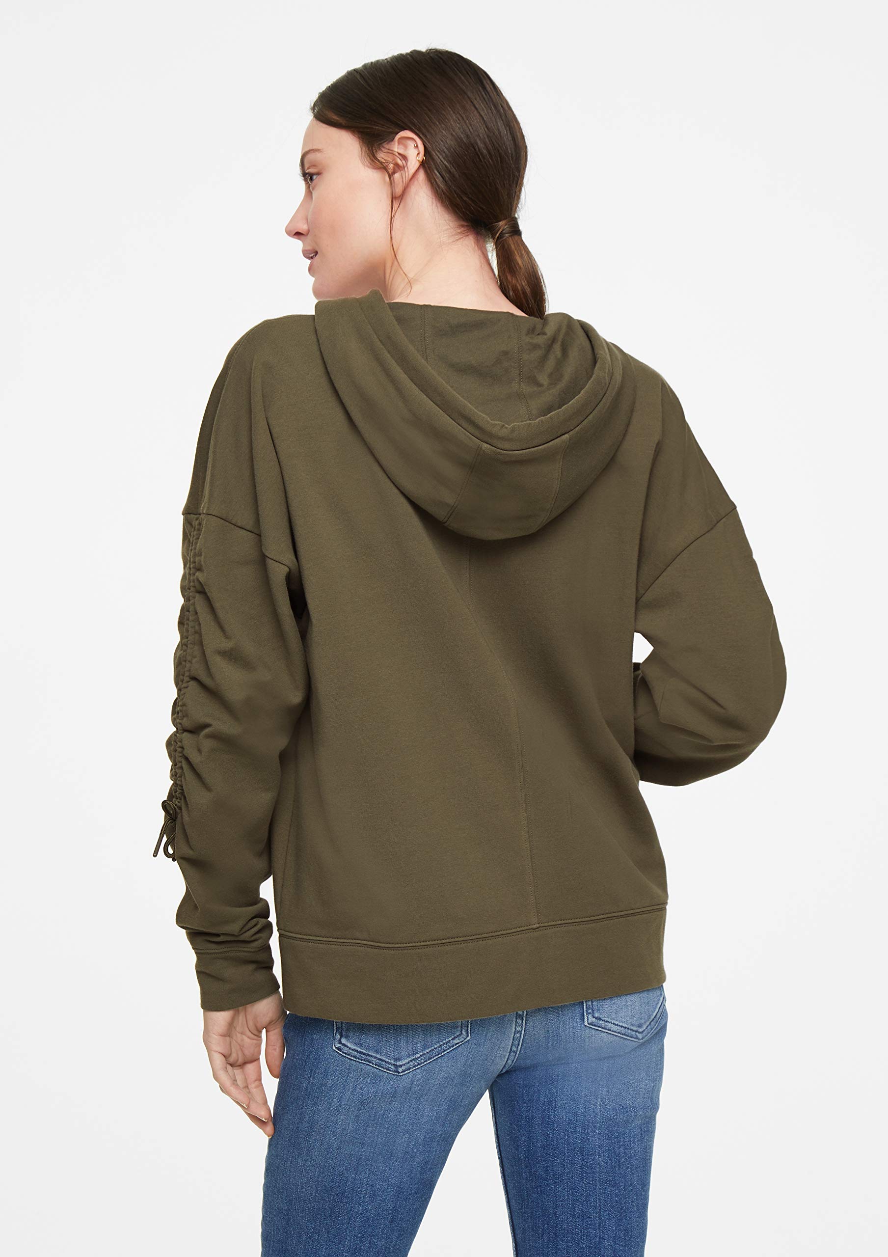 comma-casual-identity-sweatjacke-khaki-kapuze-34 image 5