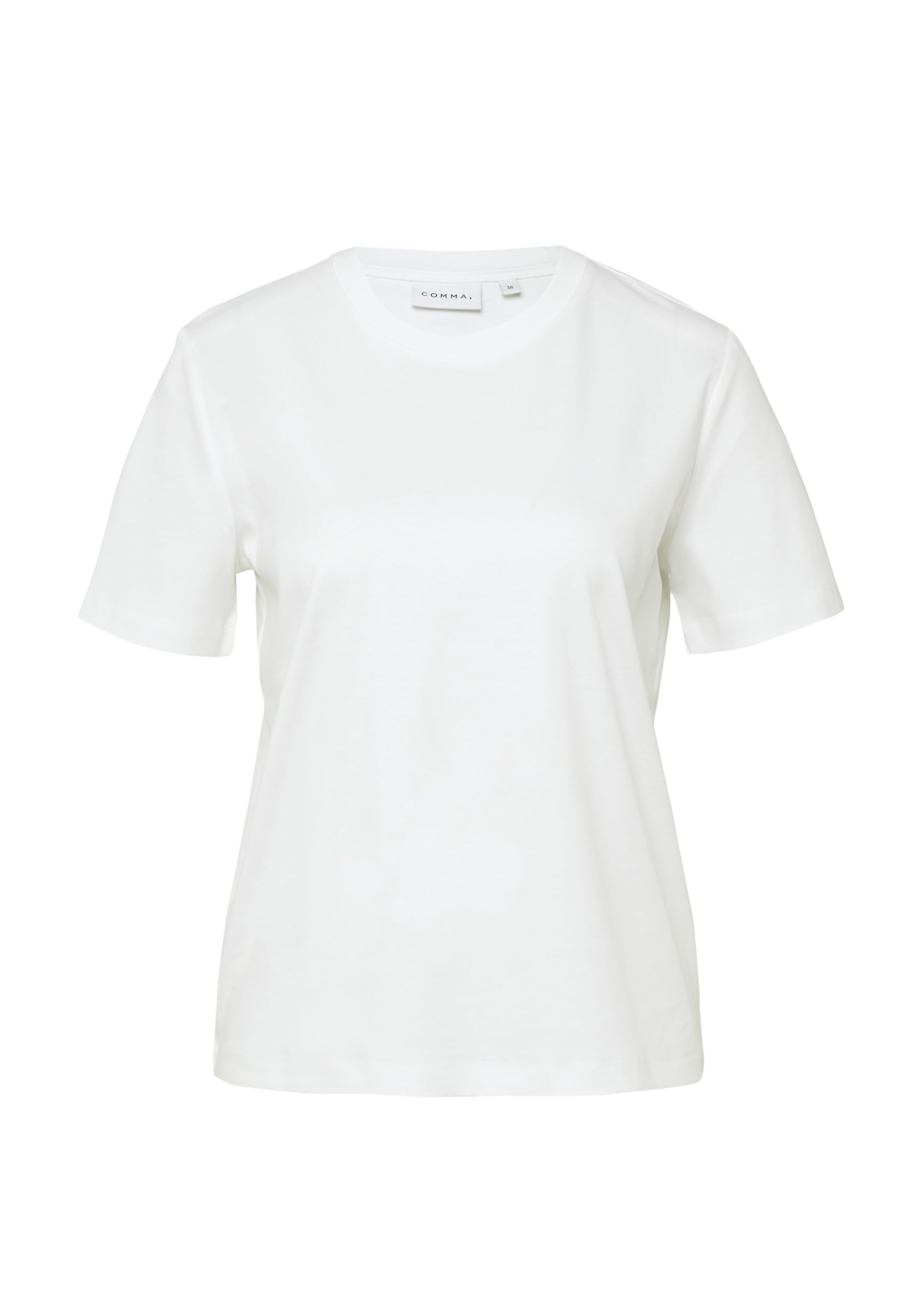 comma-tops-baumwoll-t-shirt-kurzarm-gr-e-40 image 4