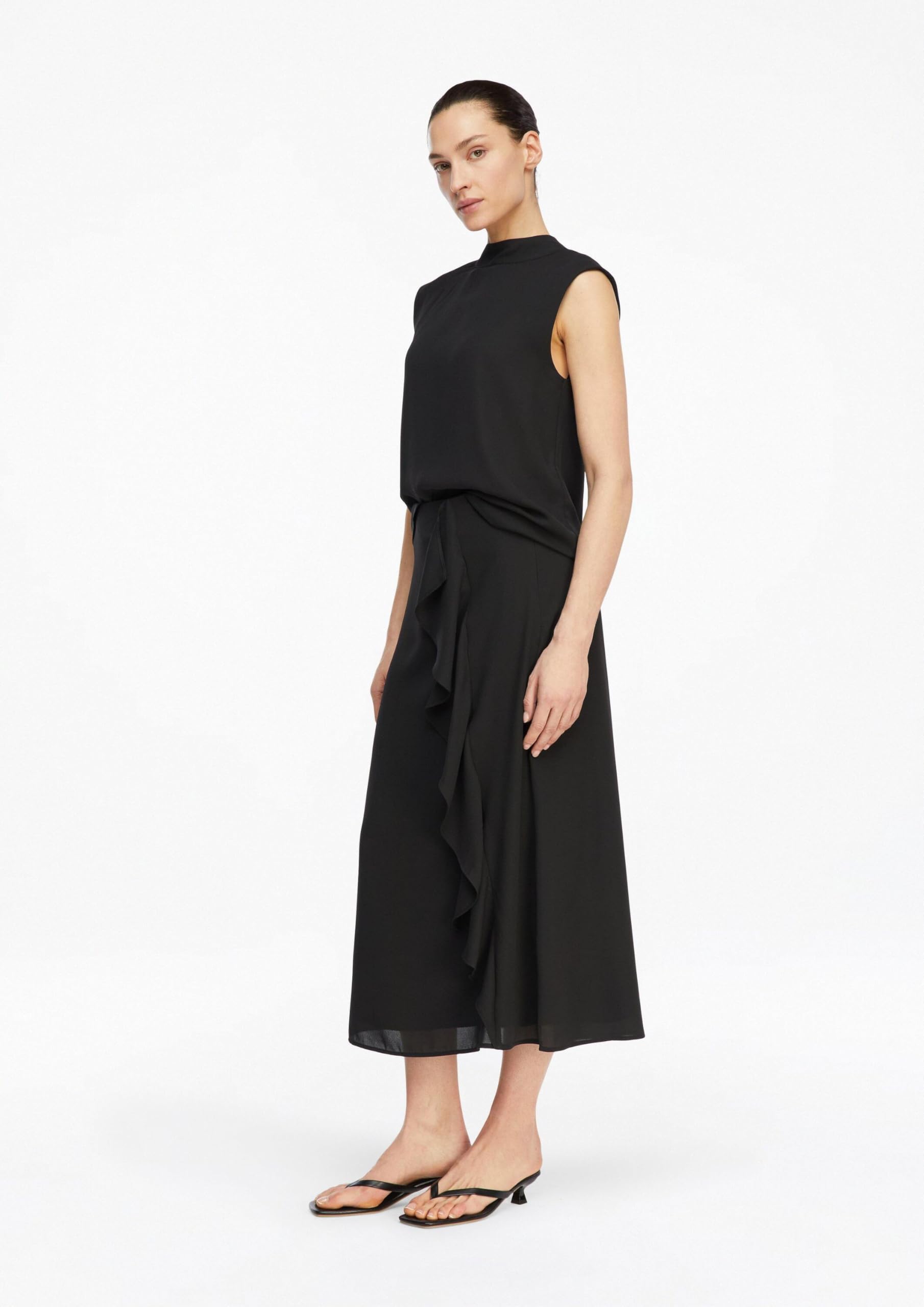 comma-chiffon-midi-rock-mit-volant-gr-e-38-uni image 7