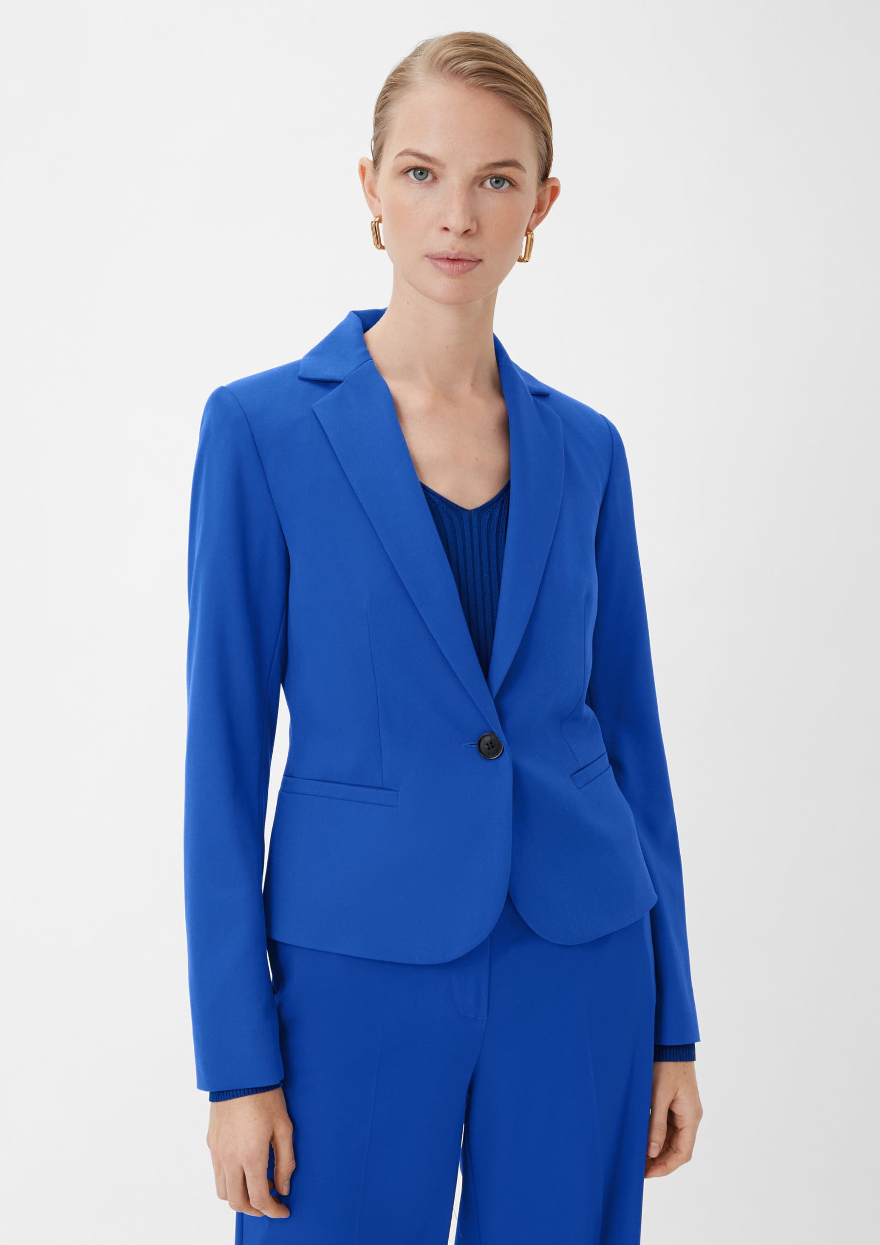 comma-blazer-tailliert-damenblazer-ozeanblau-gr-46 image 5