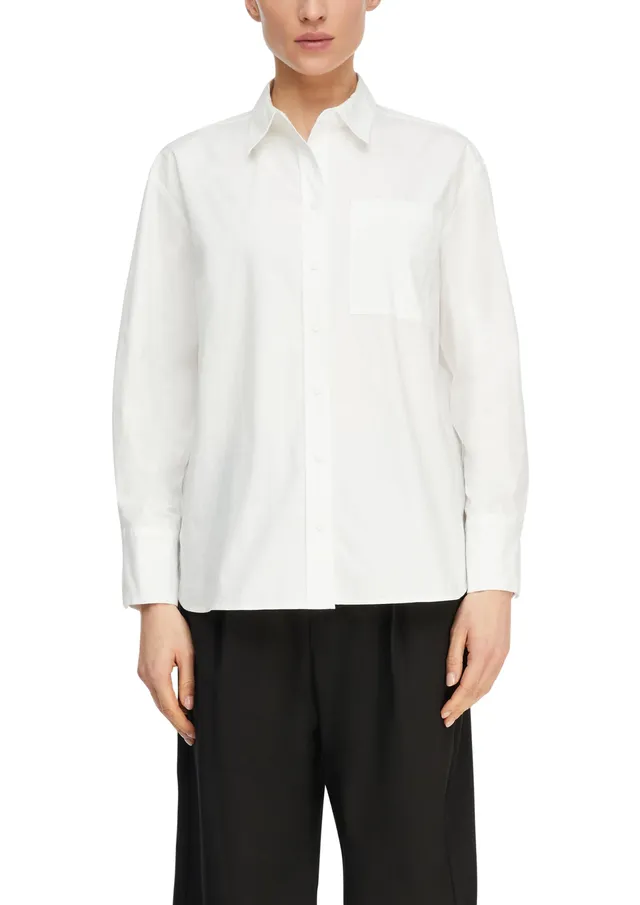 comma-blouses-popeline-hemdbluse-gr-36-wei image 1