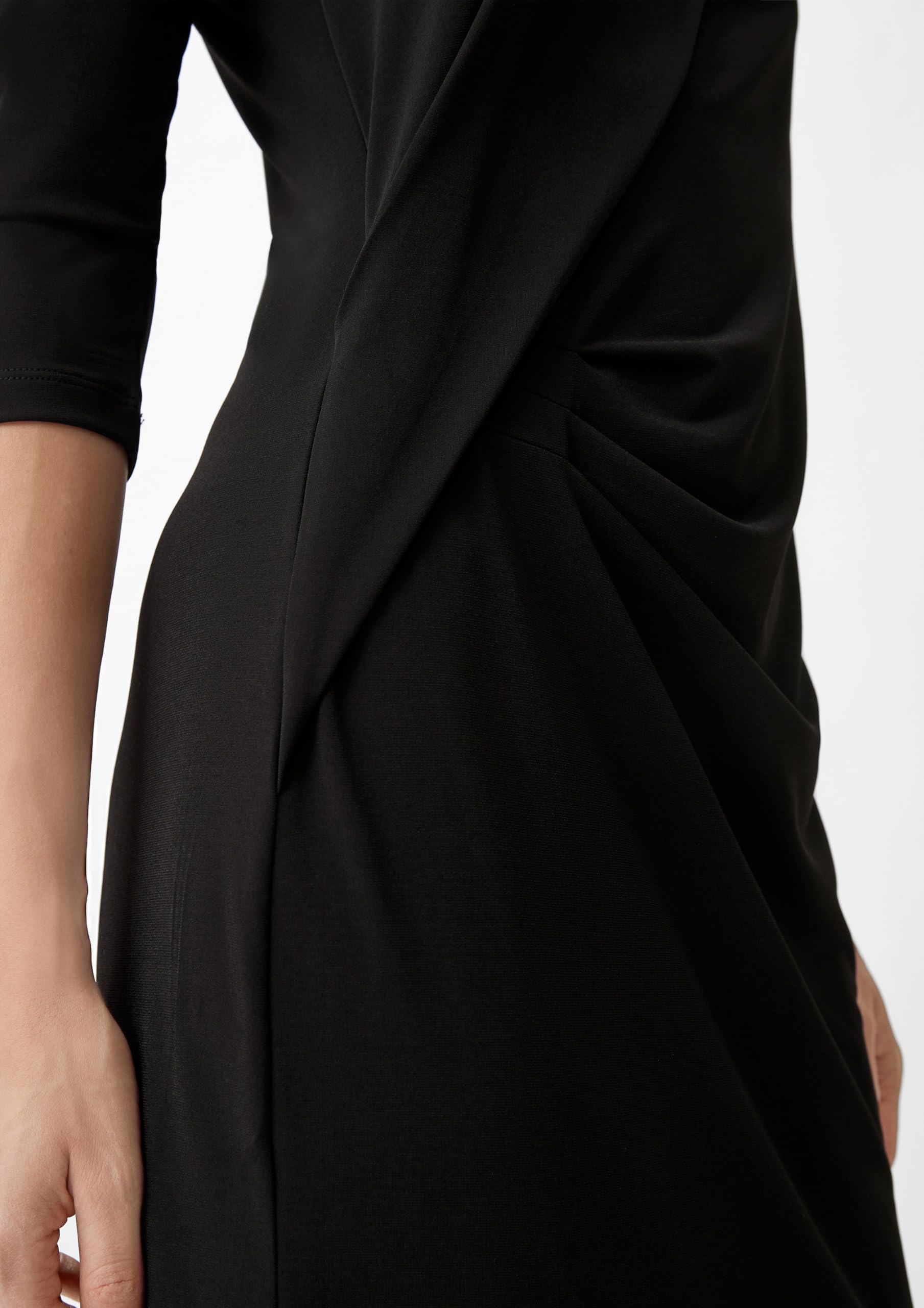 comma-jerseykleid-raffung-schwarz-gr-38 image 6