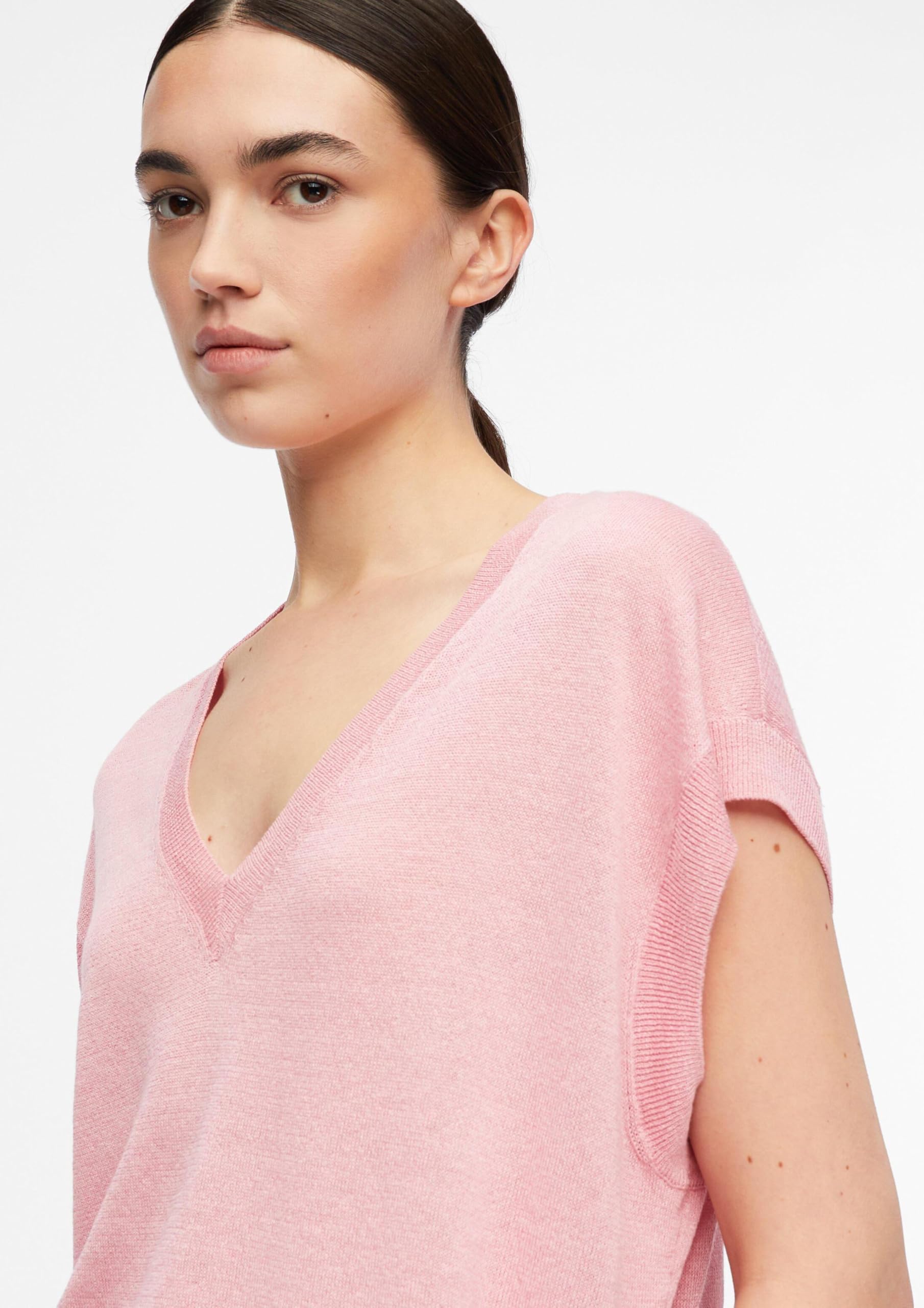 comma-strickpullover-leinenmix-gr-l-damen-pullover-v-ausschnitt image 3
