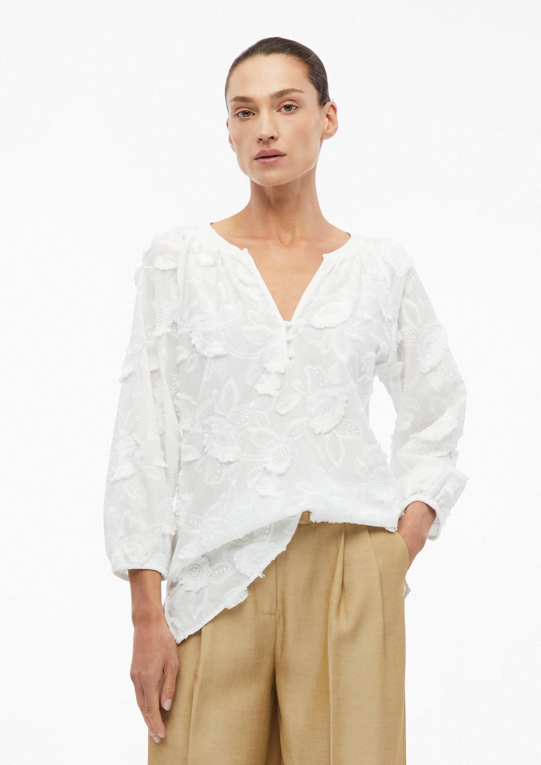 comma-damen-tunika-bluse-voile-stickerei-gr-e-34 image 6