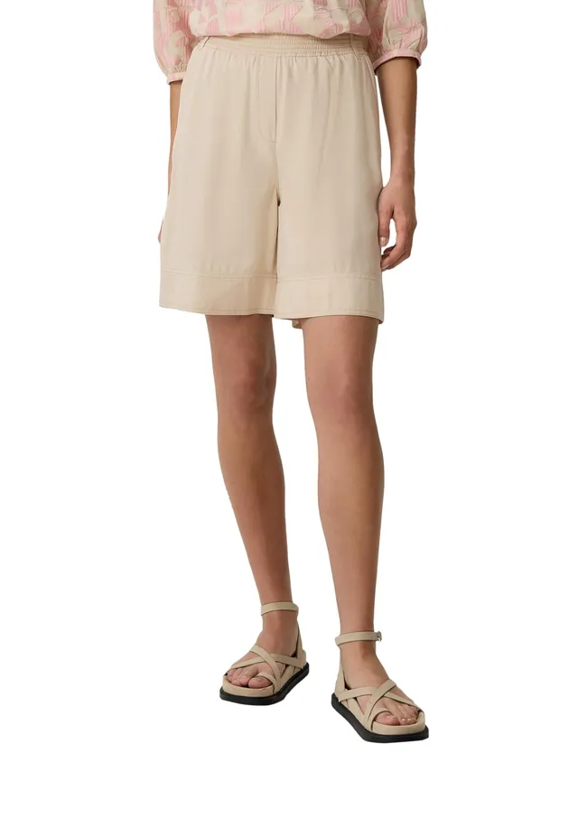 comma-trousers-loose-shorts-twill-beige-gr-46 image 1