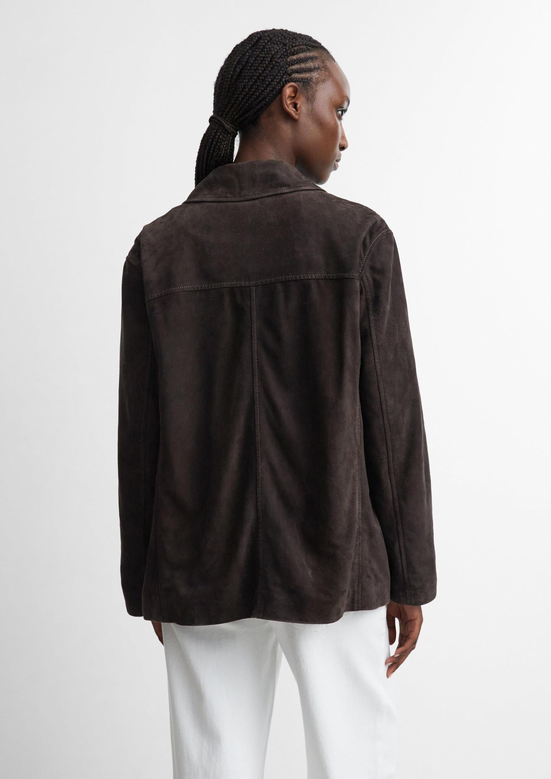comma-jacke-outdoor-veloursleder-loose-fit-gr-32 image 7