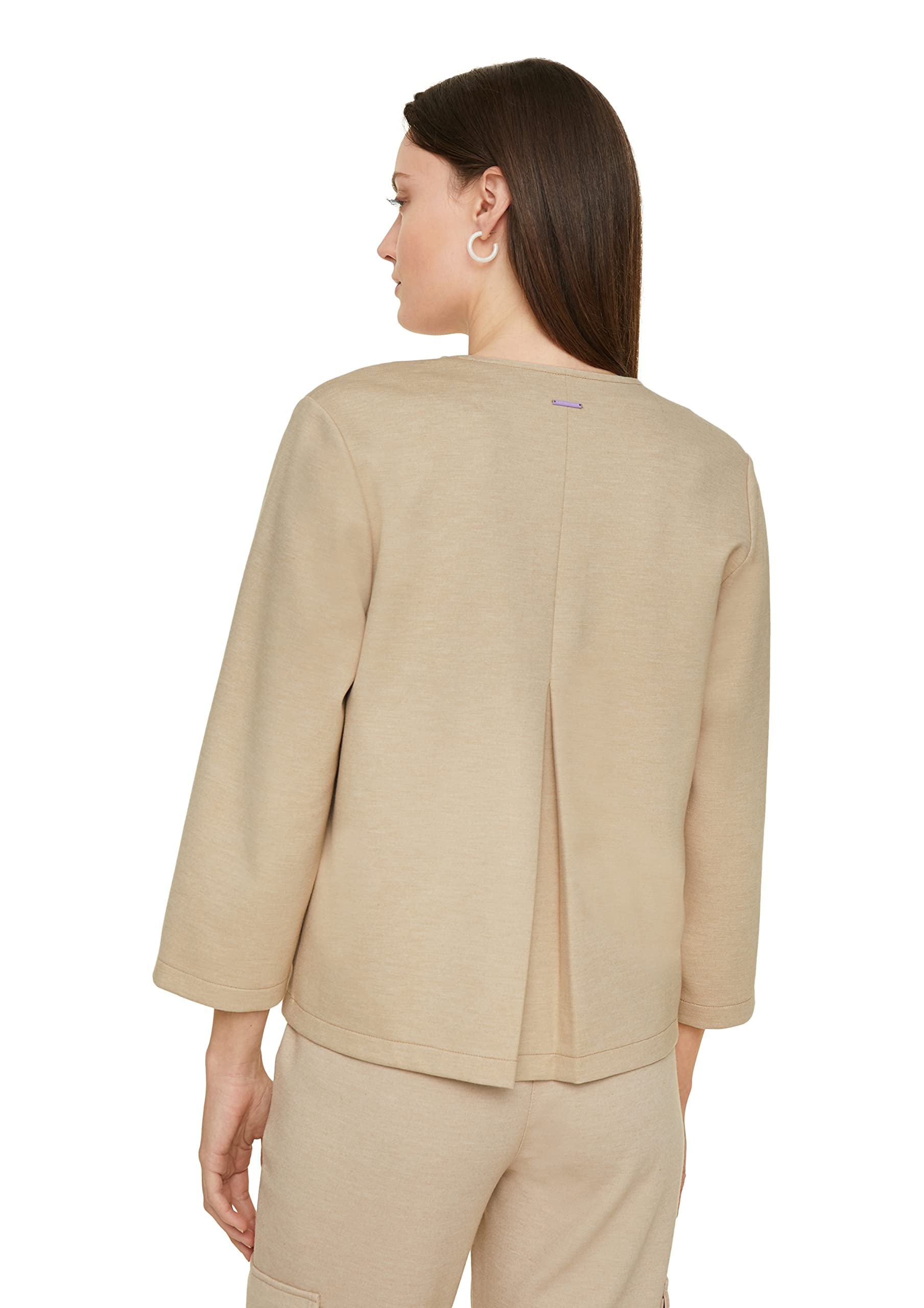 comma-damen-blazerjacke-sand-melange-clean image 6