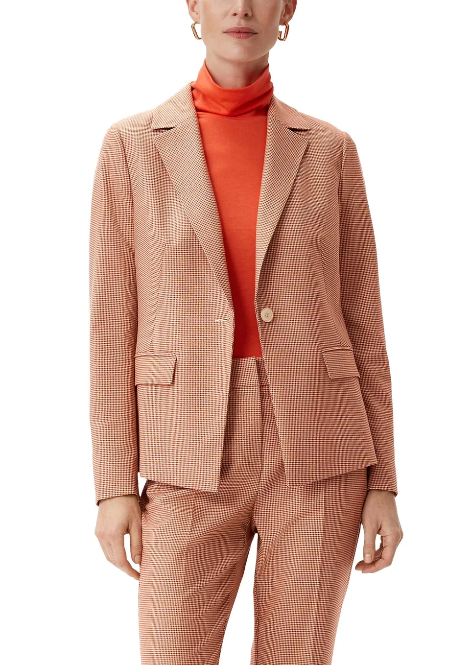 comma-taillierter-blazer-viskosemix-gr-e-34 image 1