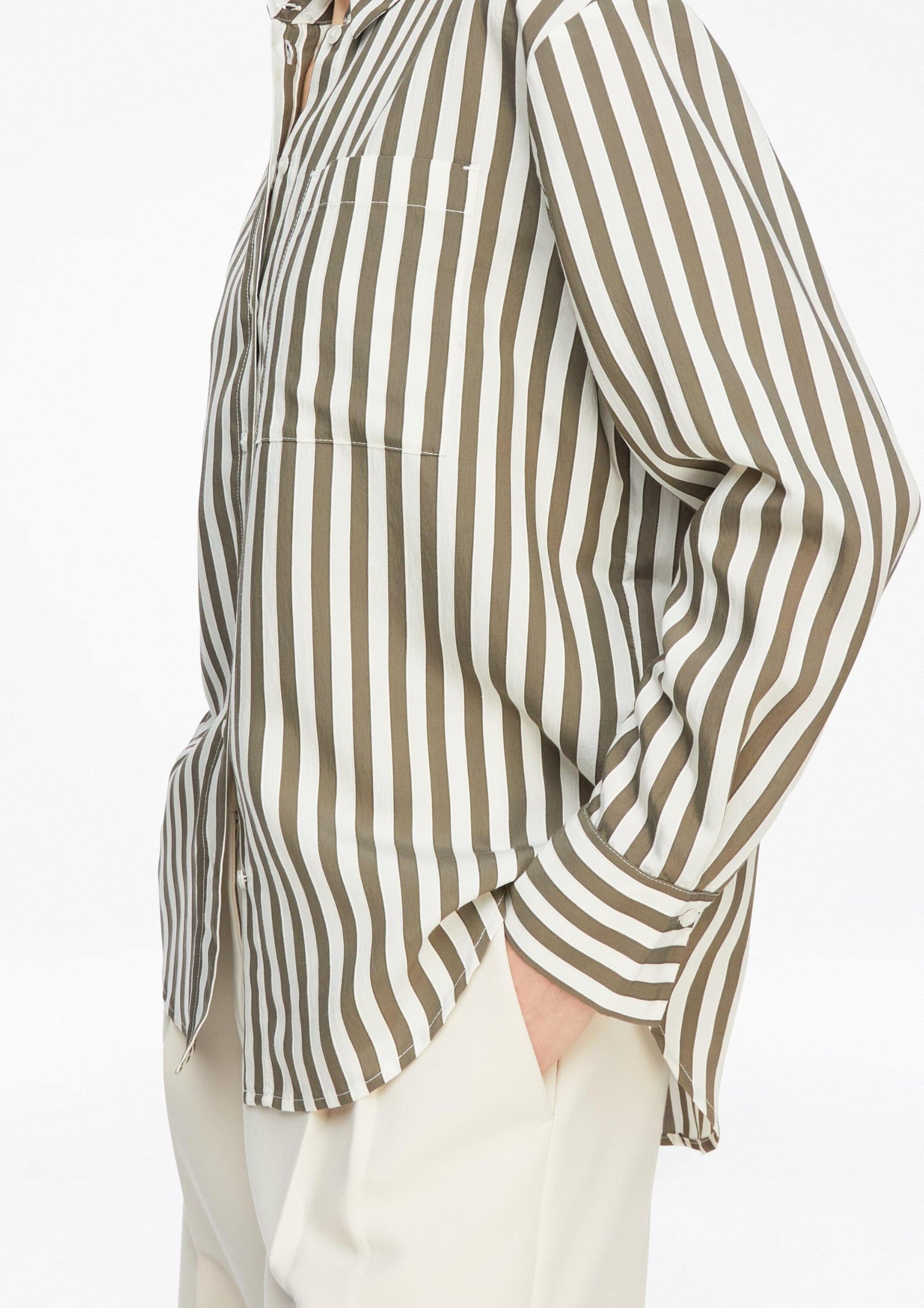 comma-bluse-damen-jacquardstreifen-relaxed-fit-gr-42 image 5