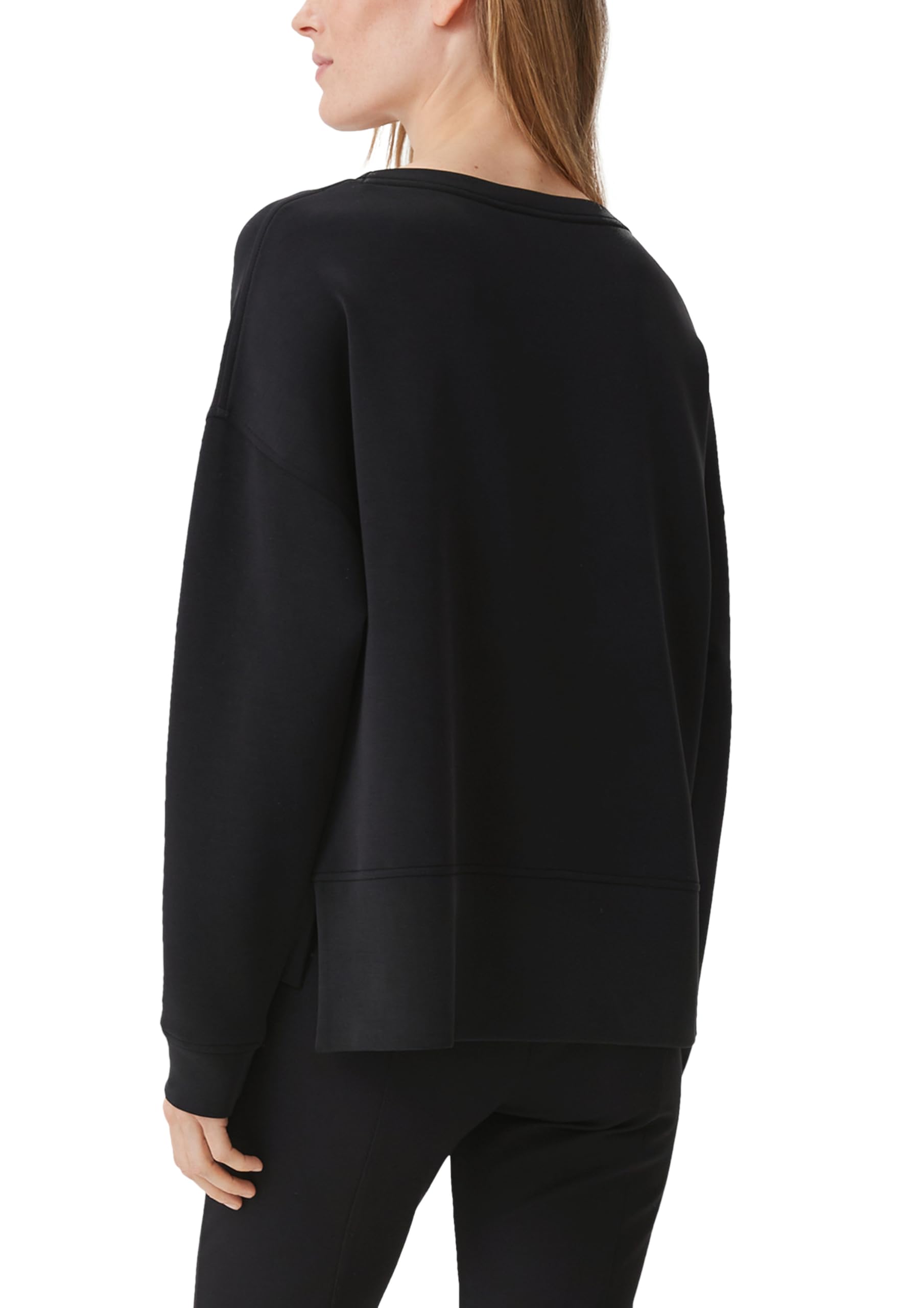 comma-langarmshirt-modalmix-jerseyshirt-schwarz image 2