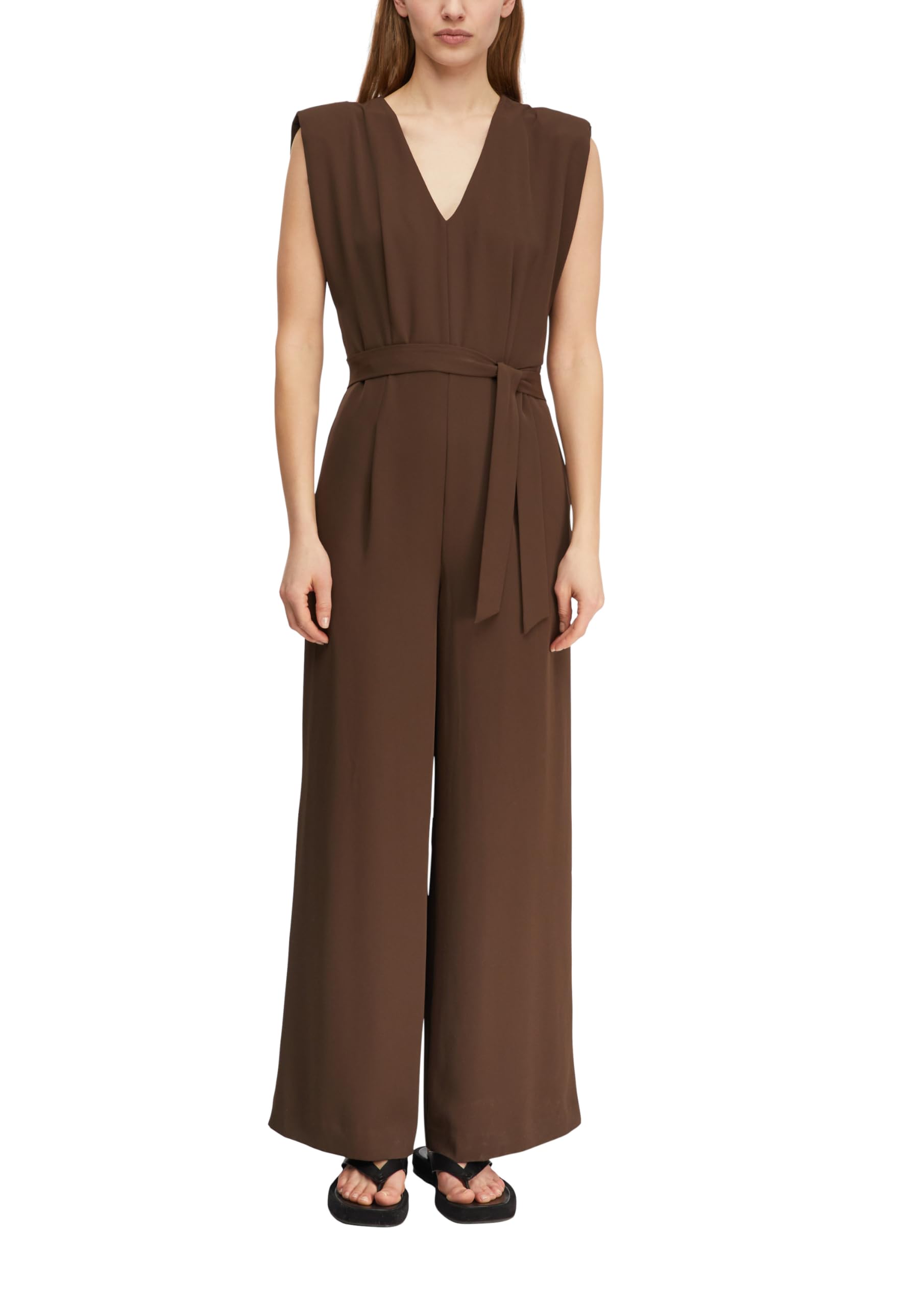 comma-jumpsuits-overall-braun-v-ausschnitt-gr-e-34 image 1