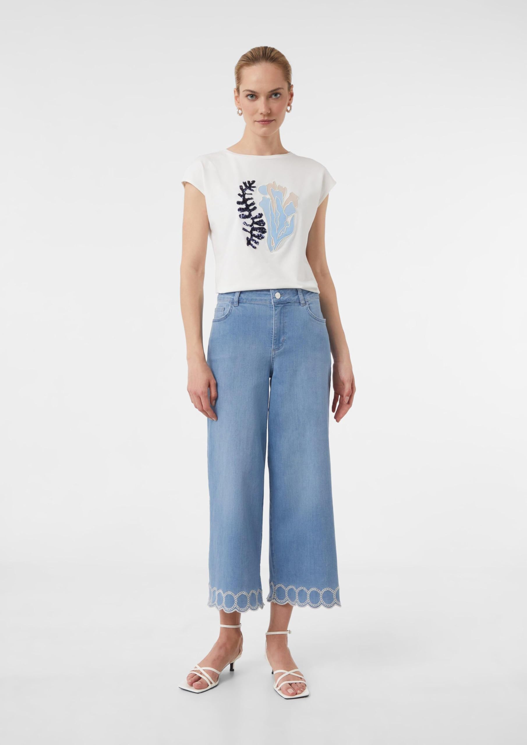 comma-jeans-culotte-loose-fit-stickerei-am-saum image 8