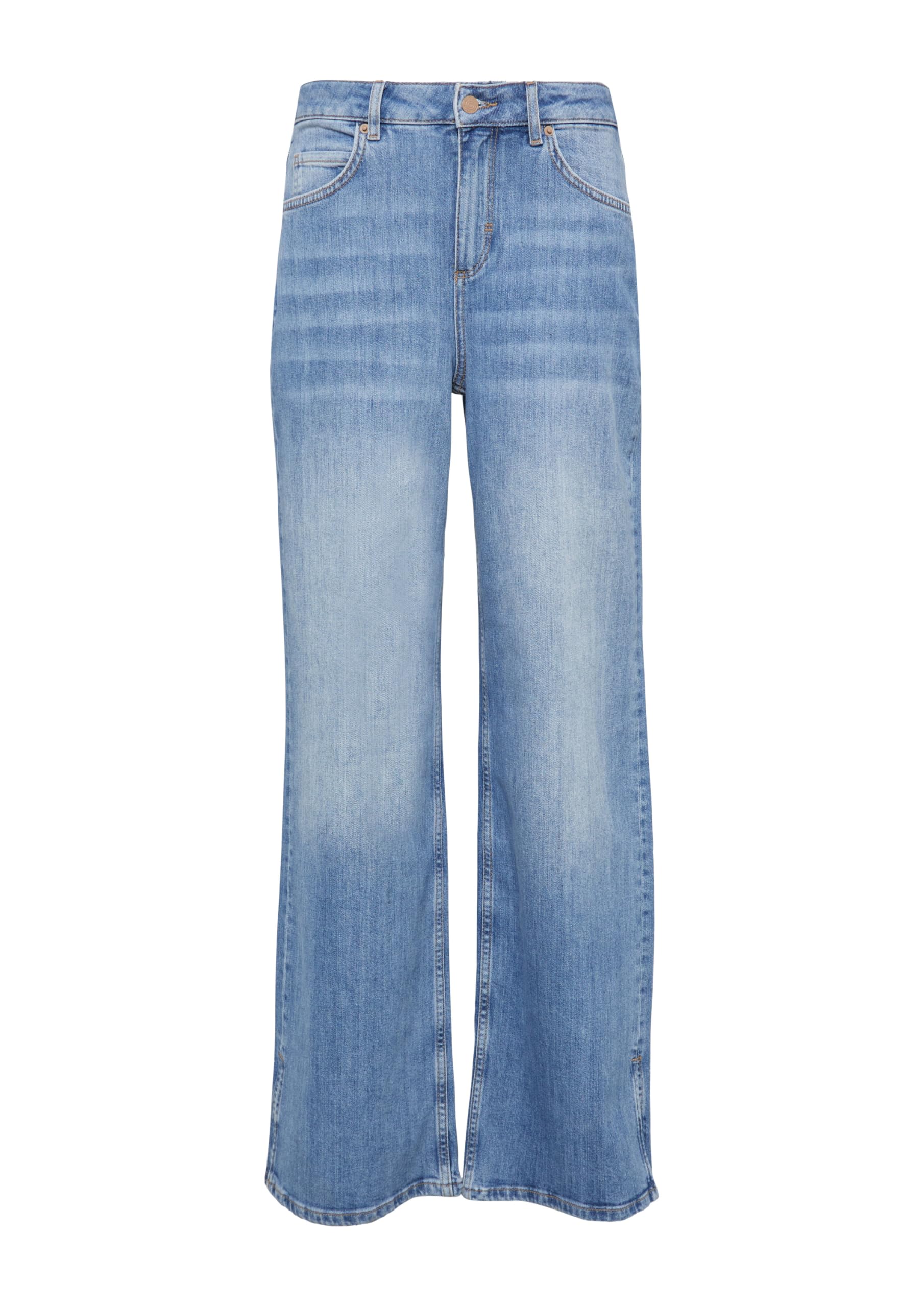 comma-jeans-wide-leg-jeans-schlitz-gr-e-40-blau image 3