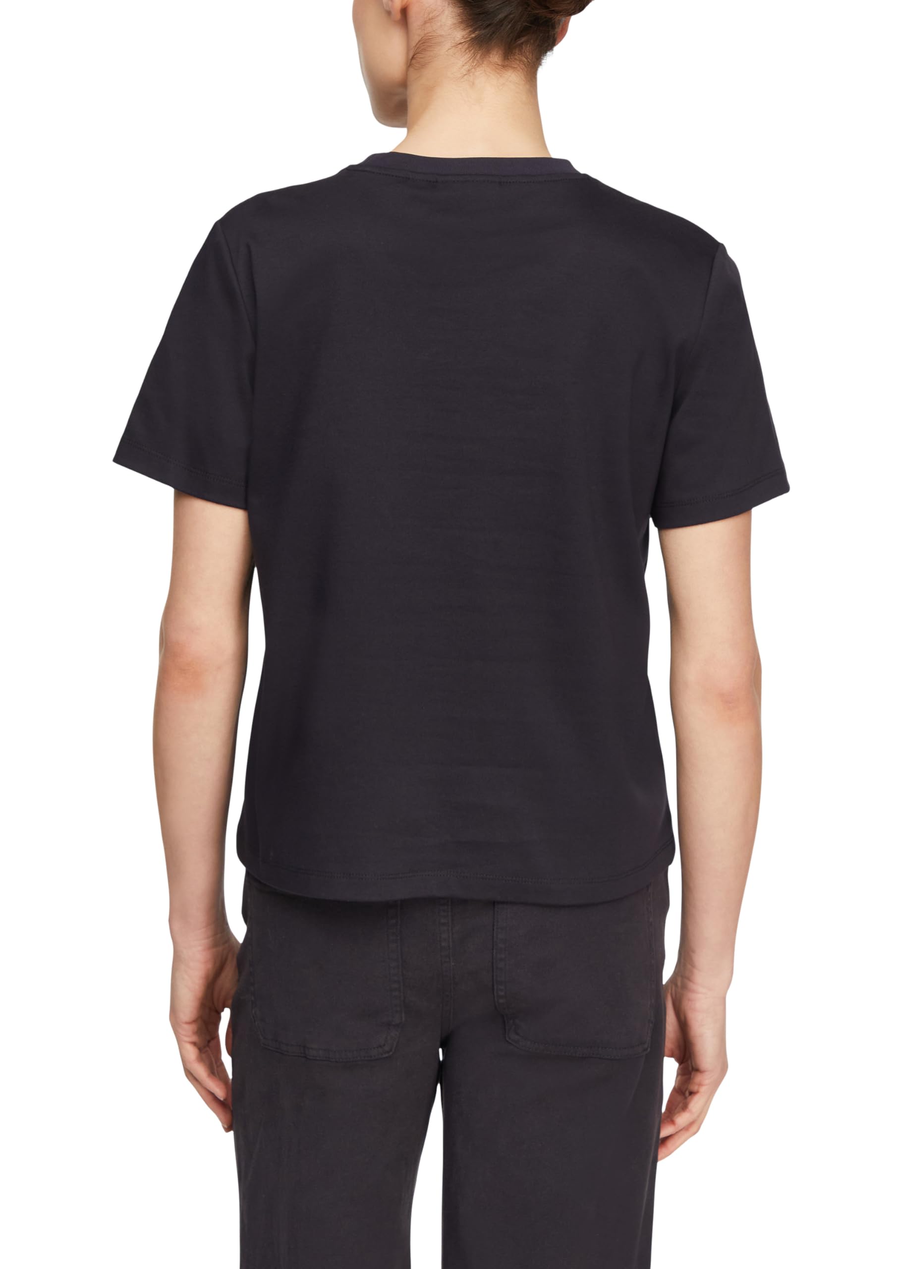 comma-t-shirt-regular-fit-schmucksteine-rundhals-gr-40 image 2