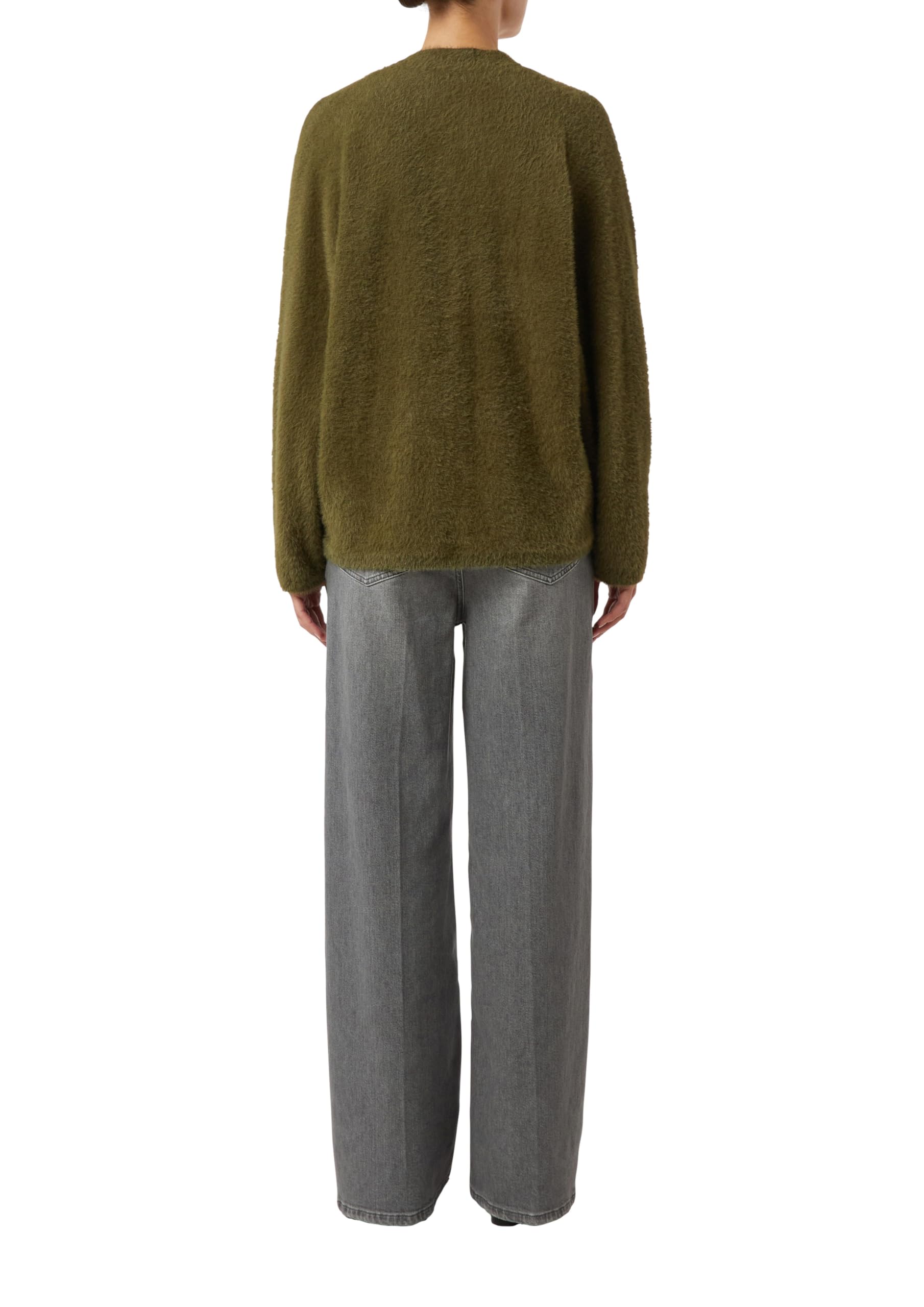 comma-knitwear-cardigan-relaxed-fit-strickjacke-xs-olivgr-n-kuschelig image 2