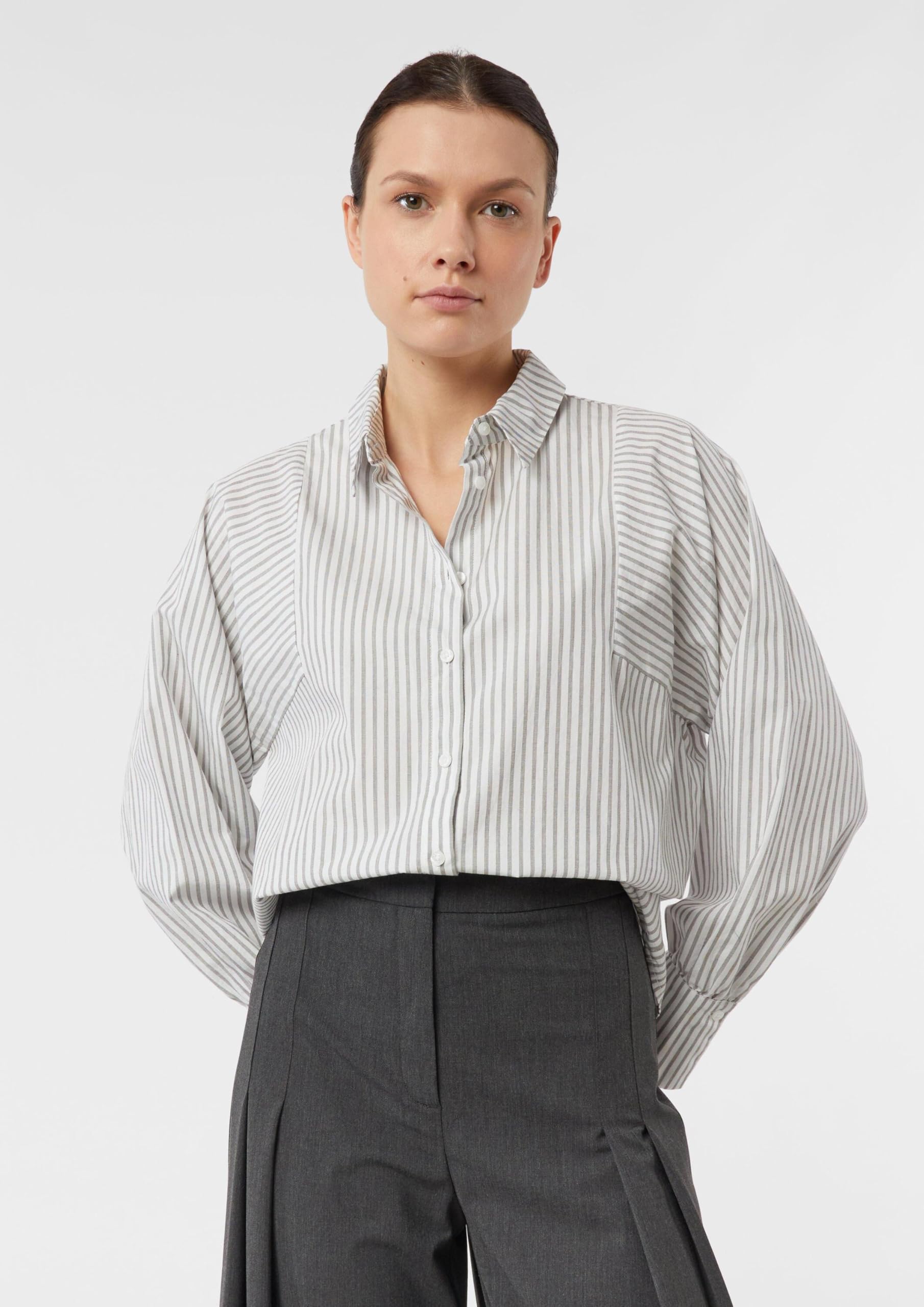 comma-hemdbluse-streifenmuster-damen-gr-e-46 image 6